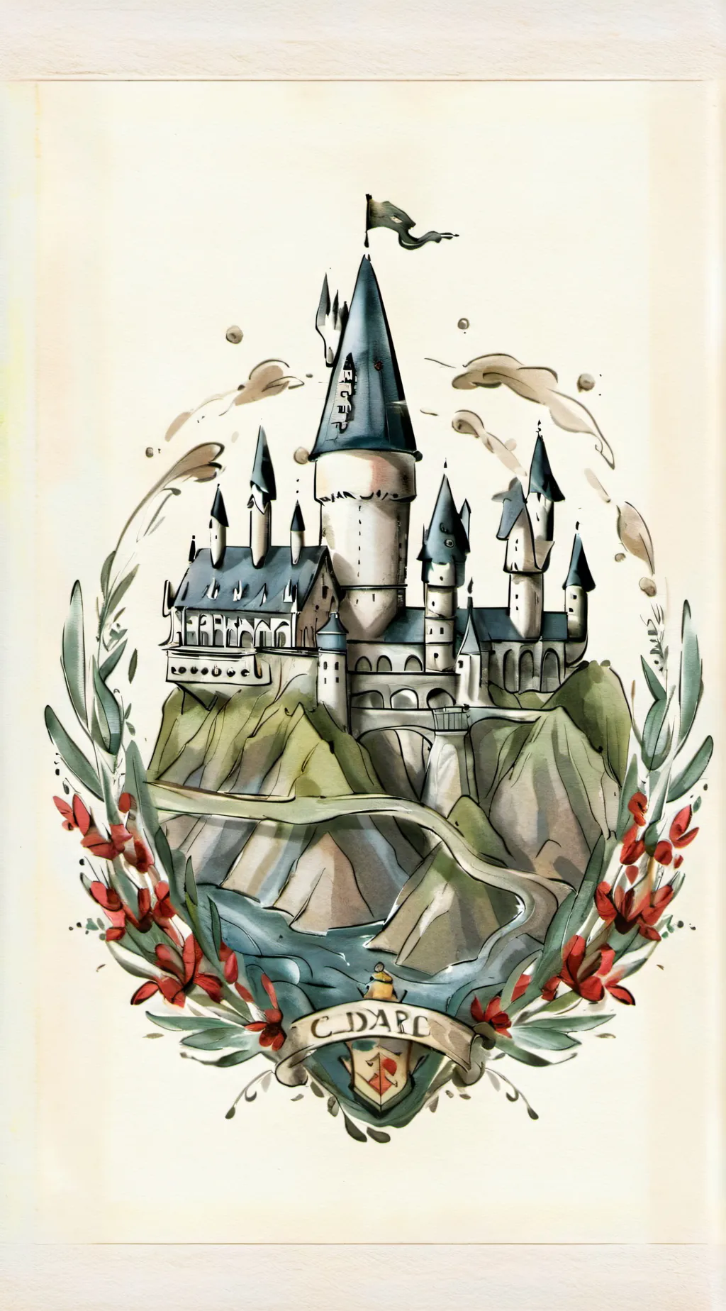 ai character: hogwarts background