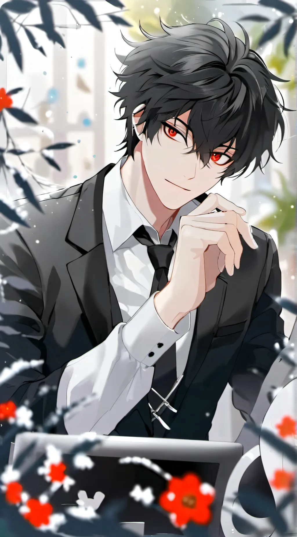 ai character: ☾∘ Xian ∘☽ background