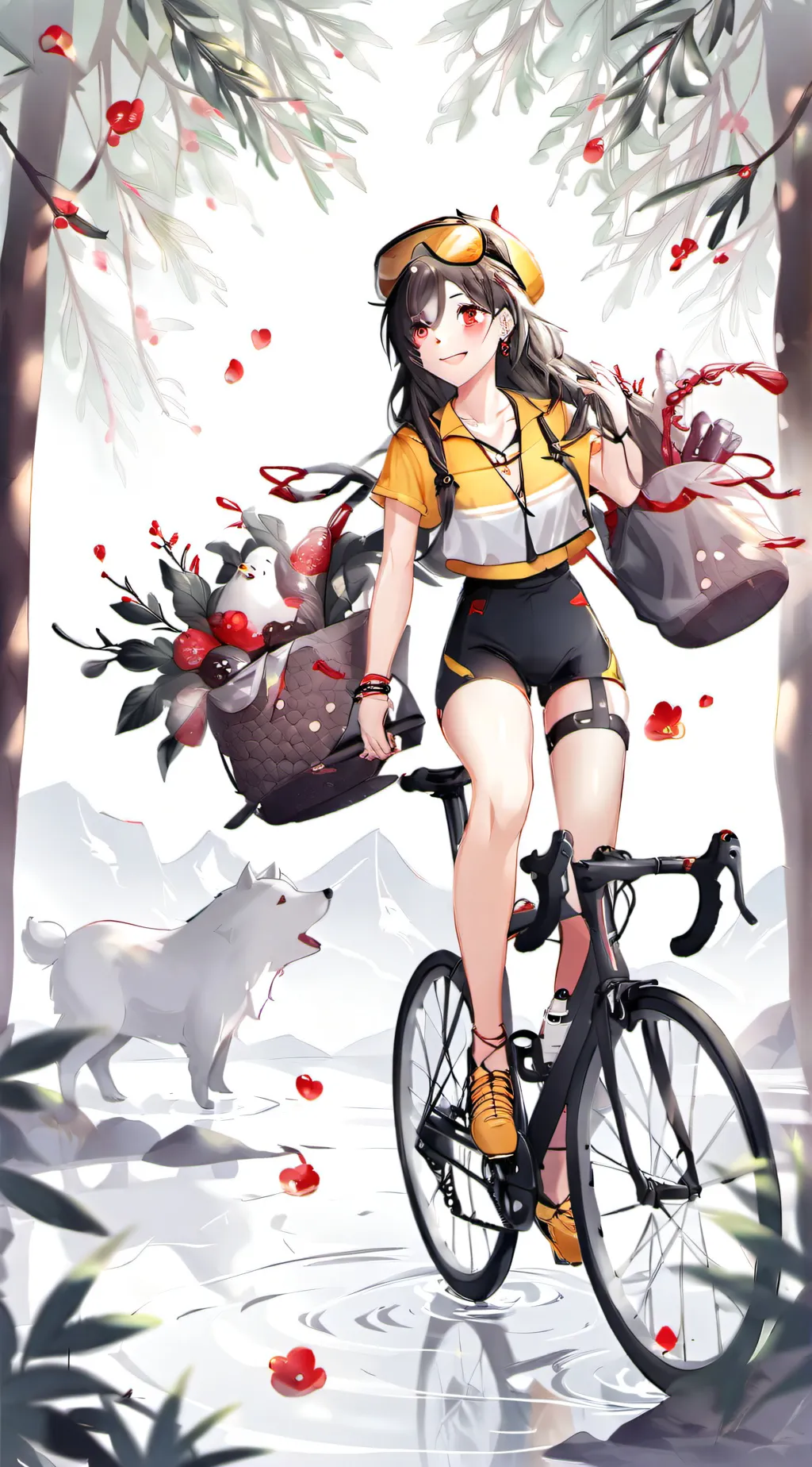 ai character: Nezeko kamado background