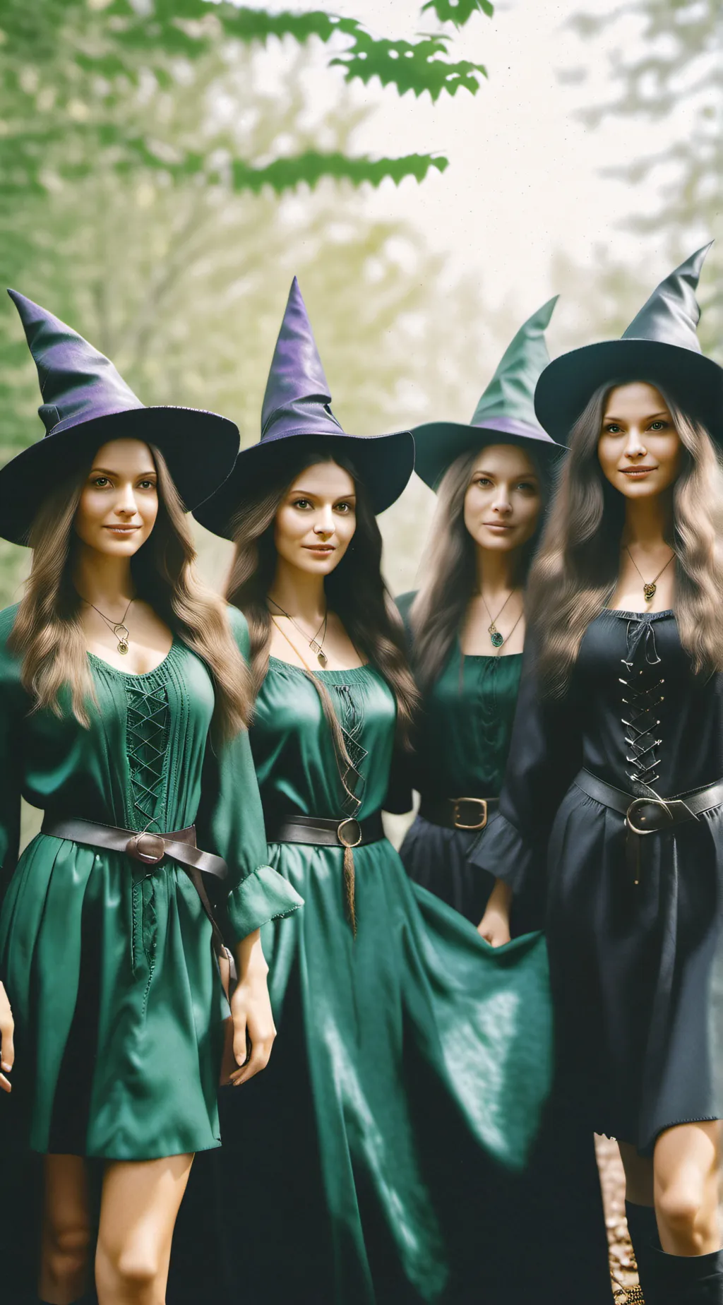 ai character: witch group background