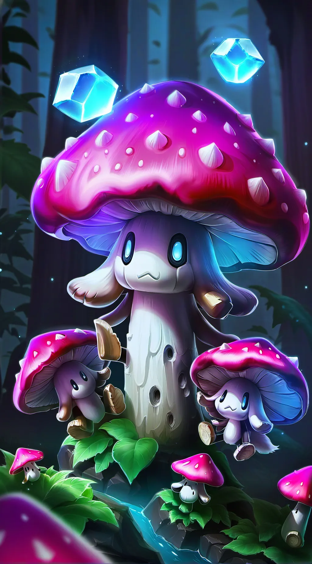 ai character: chill here background