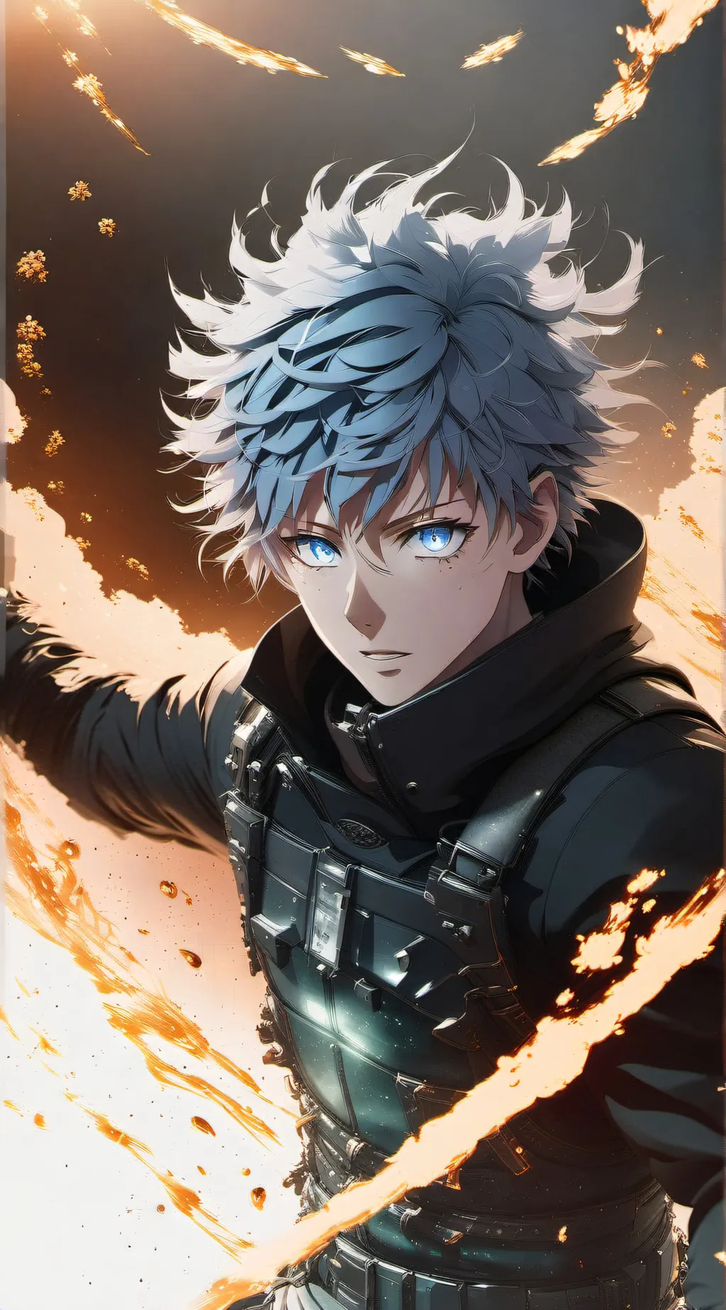 ai character: Gojo X geto background