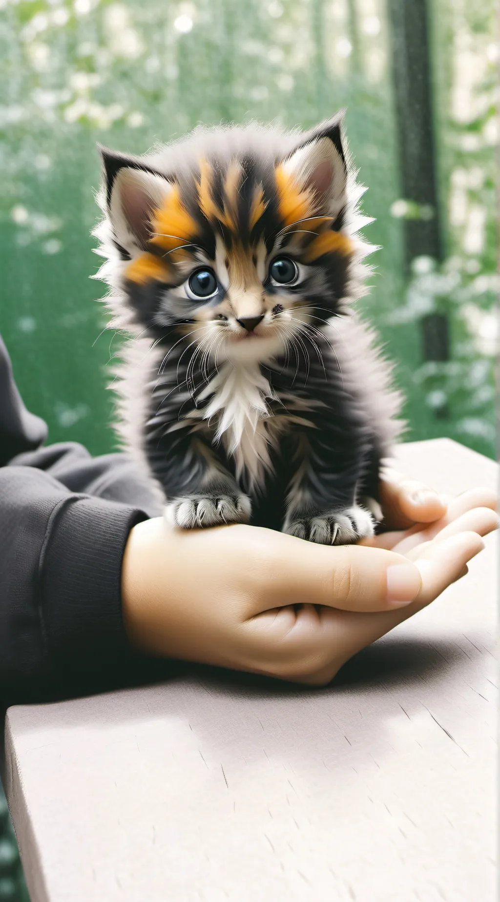 ai character: Kitten background