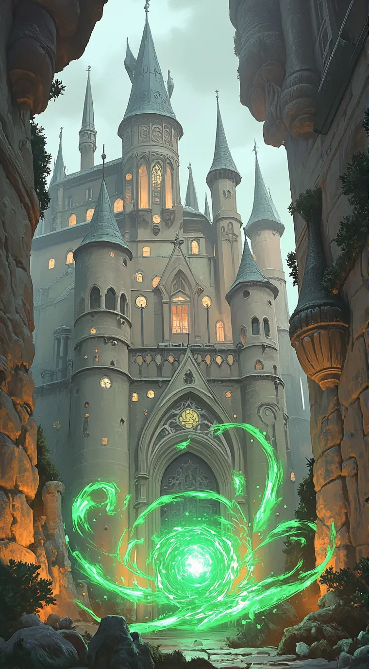 ai character: Hogwarts background