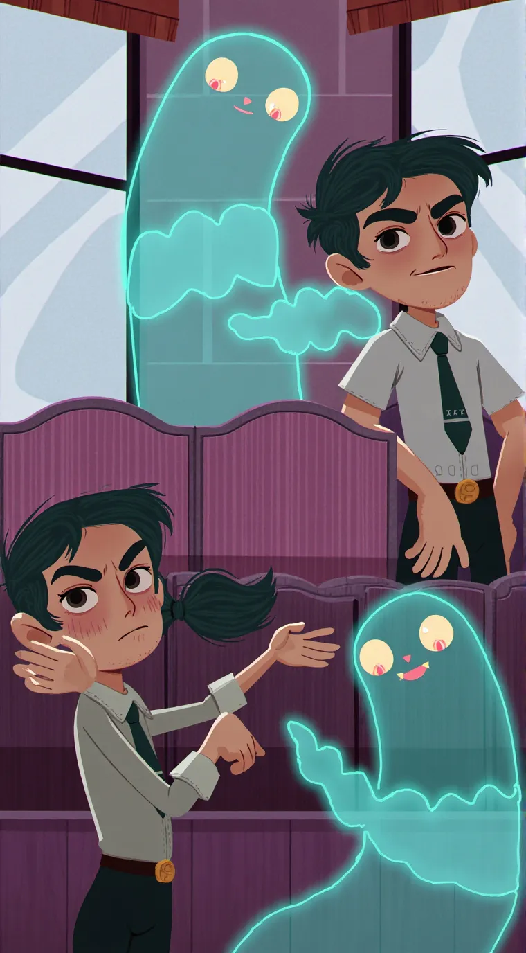 ai character: twin brothers  background