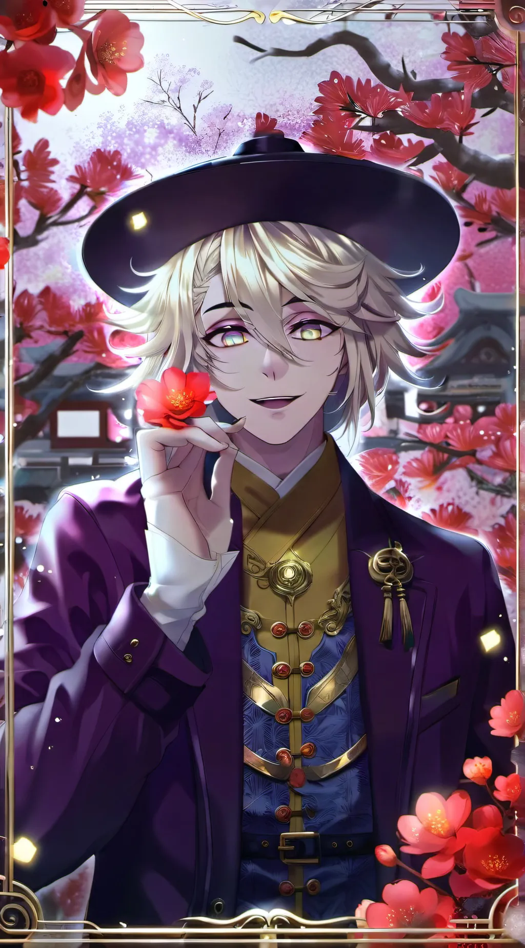 ai character: Douma/Doma background