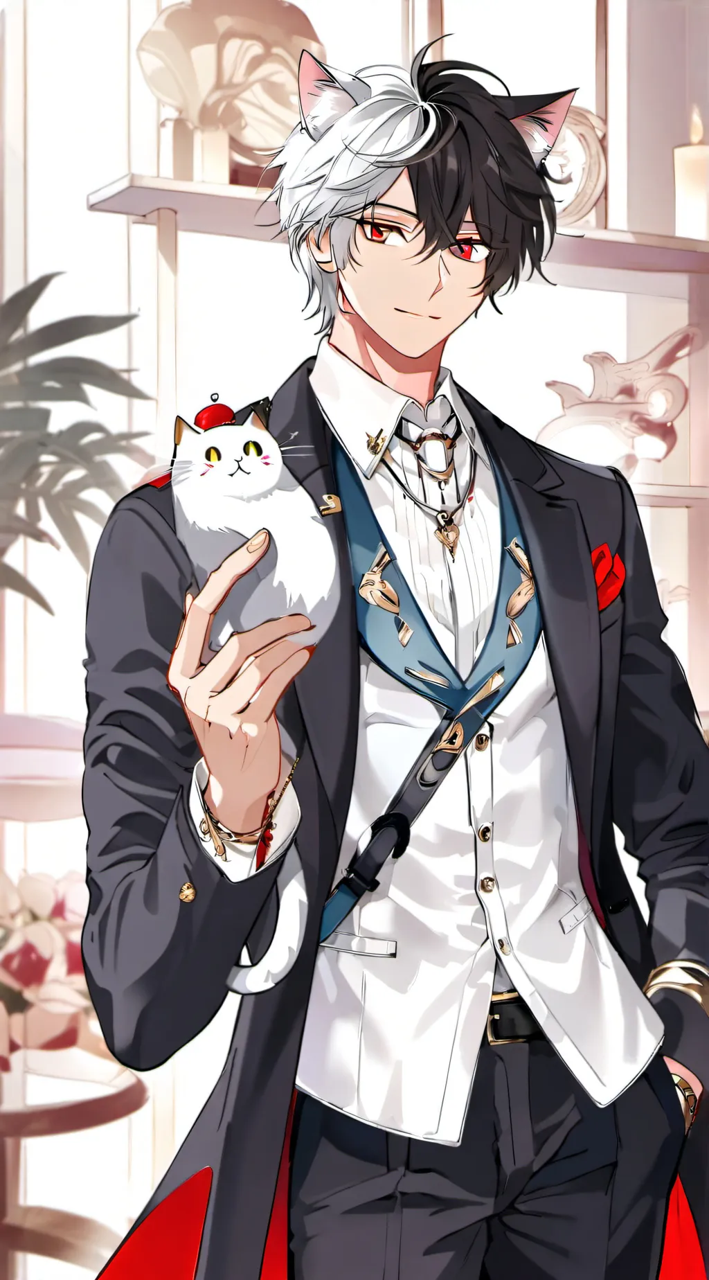 ai character: †~•JUSTIN•~† background