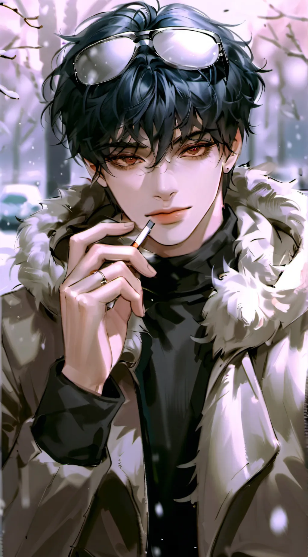 ai character: carter  background