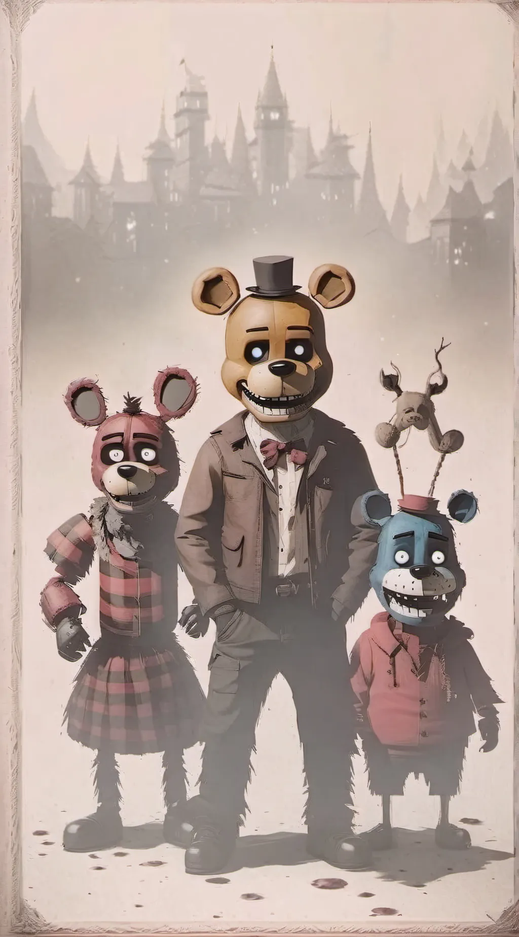 ai character: Freddy Fazbear background