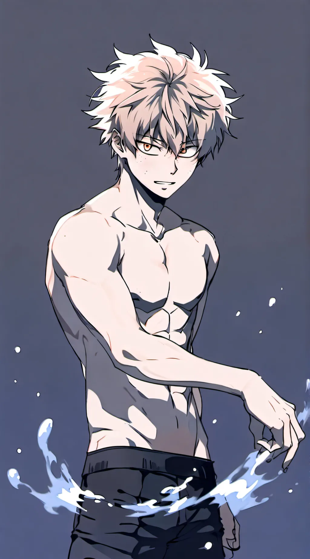 ai character: bakugo & MHA background