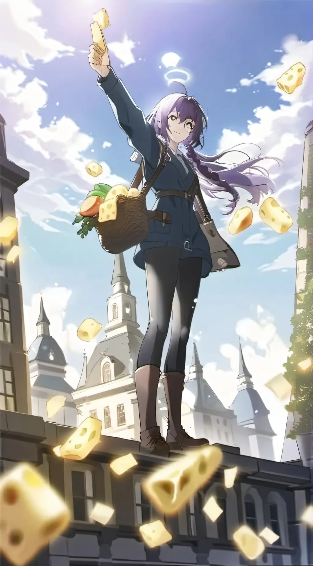 ai character: stupid girl background