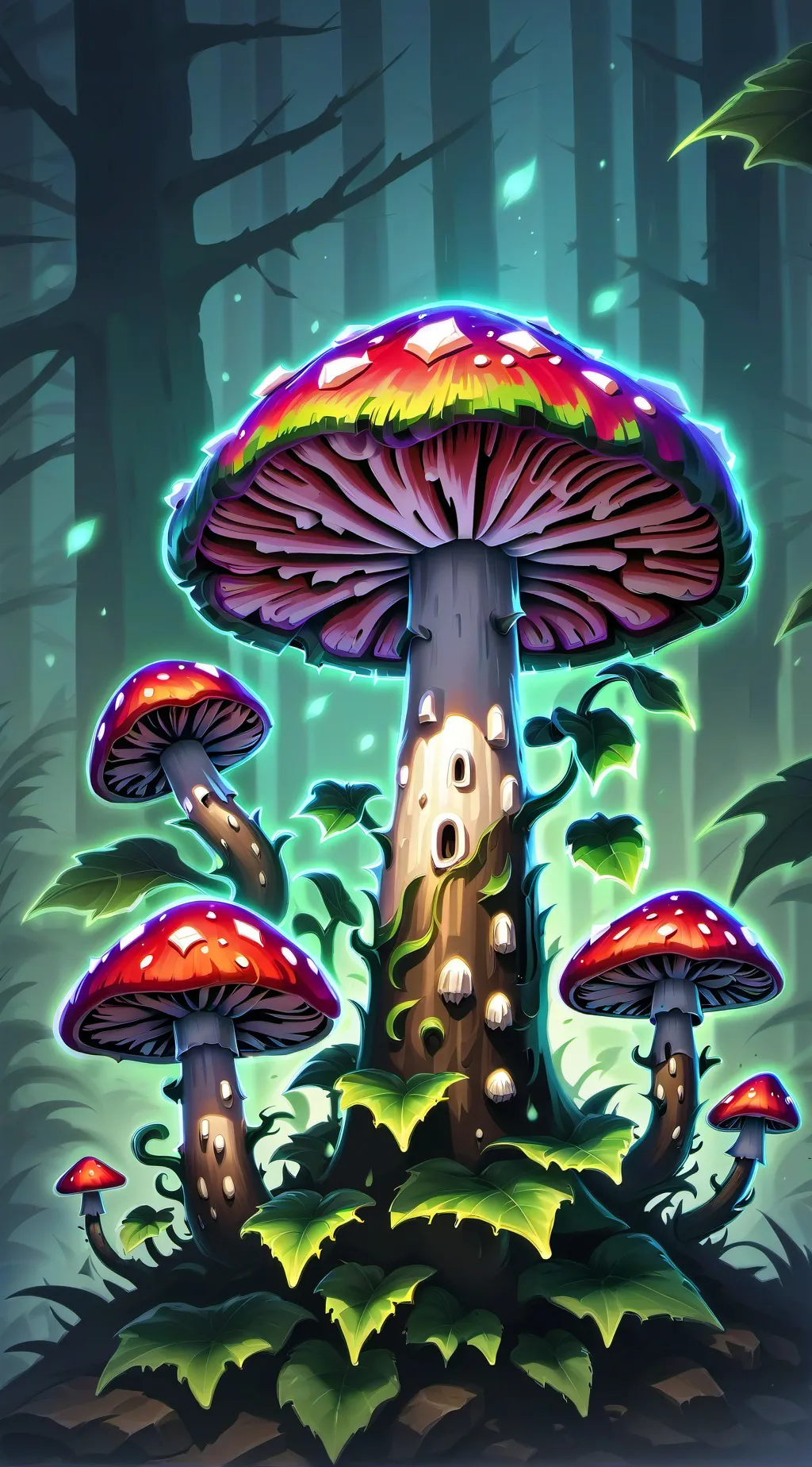 ai character: dandys world background