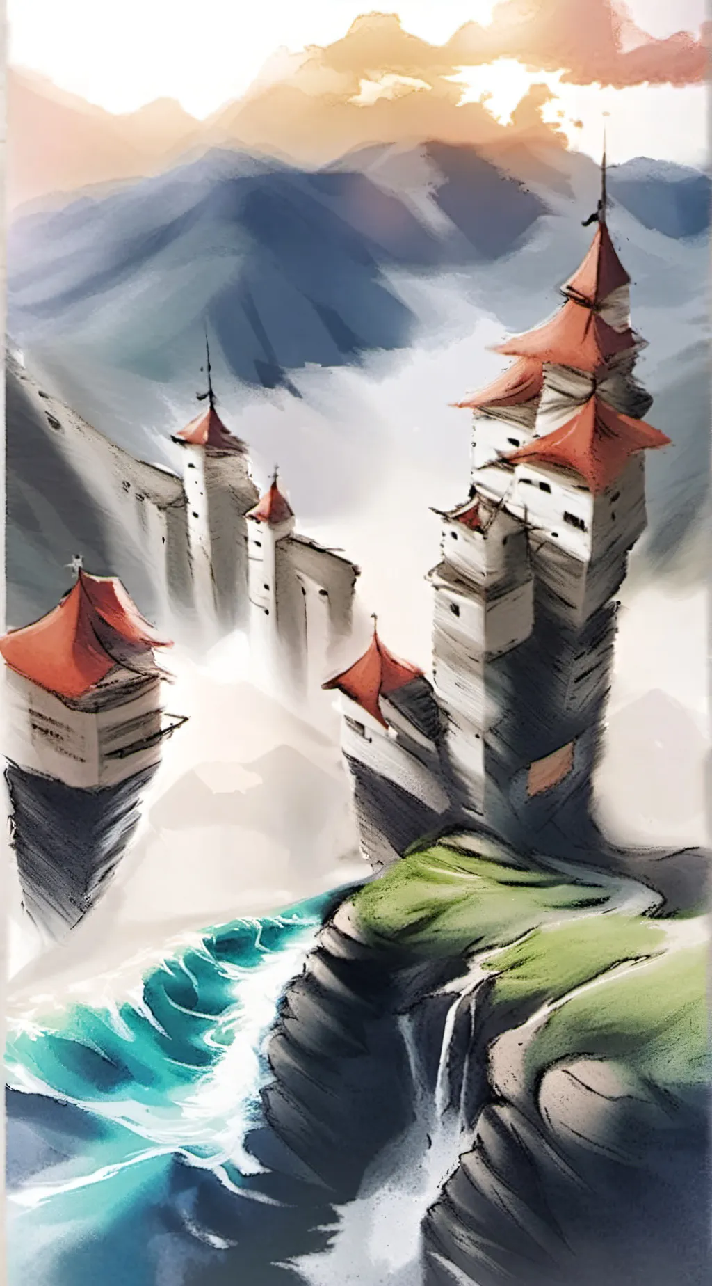 ai character: Smiling critters. background