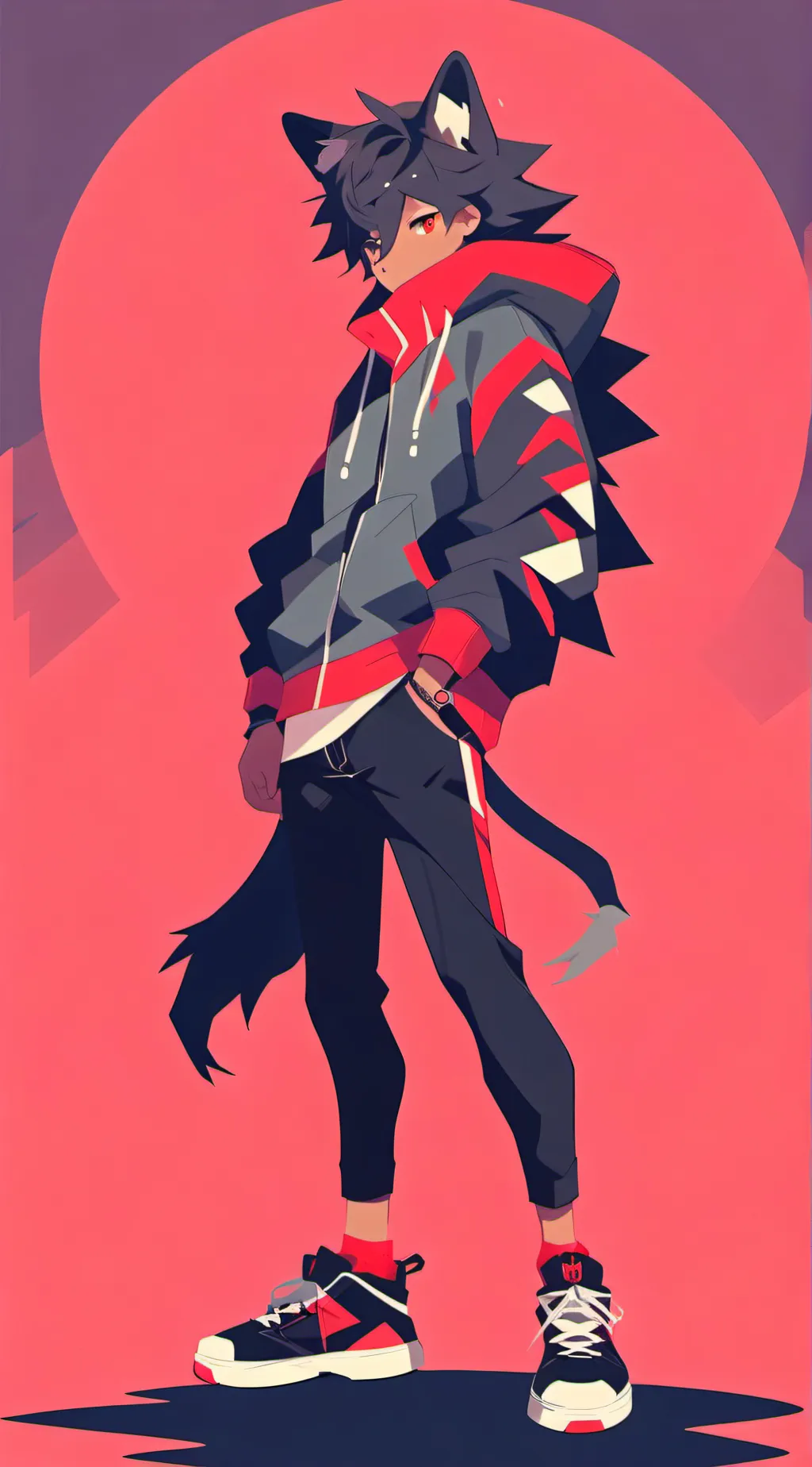 ai character: Derek background