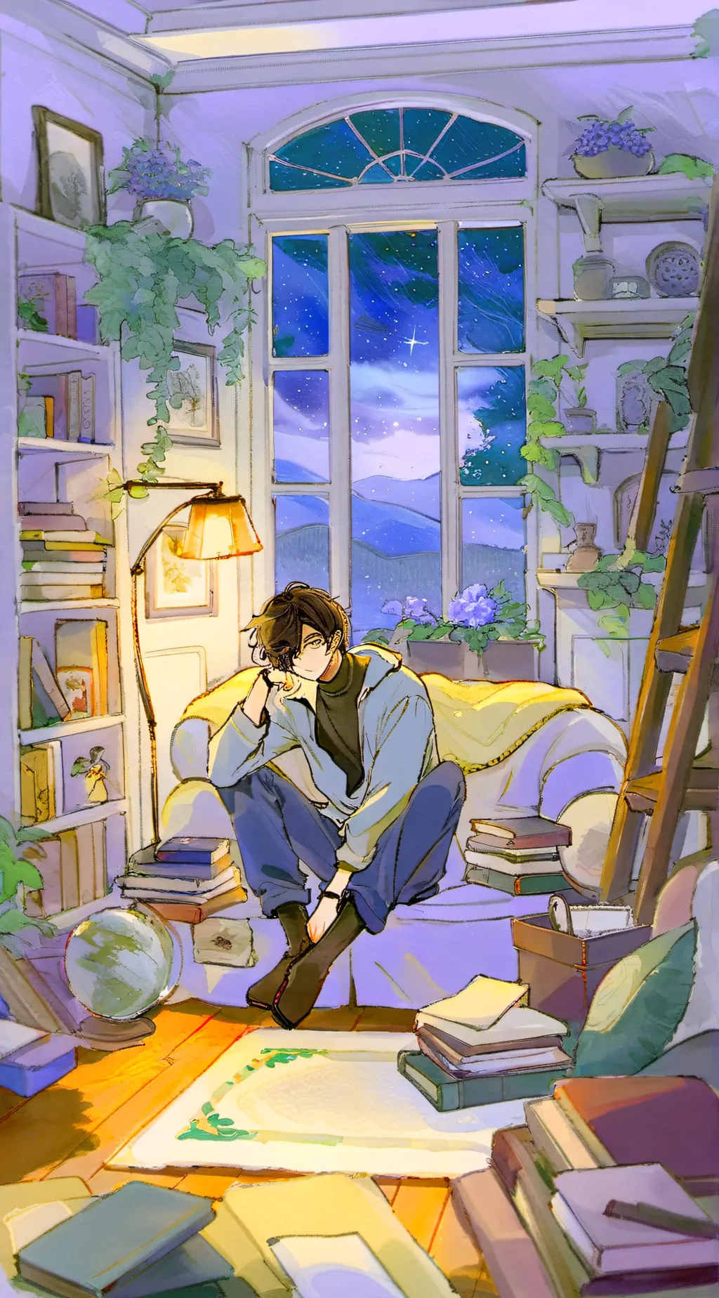 ai character: Lucas Underwood background