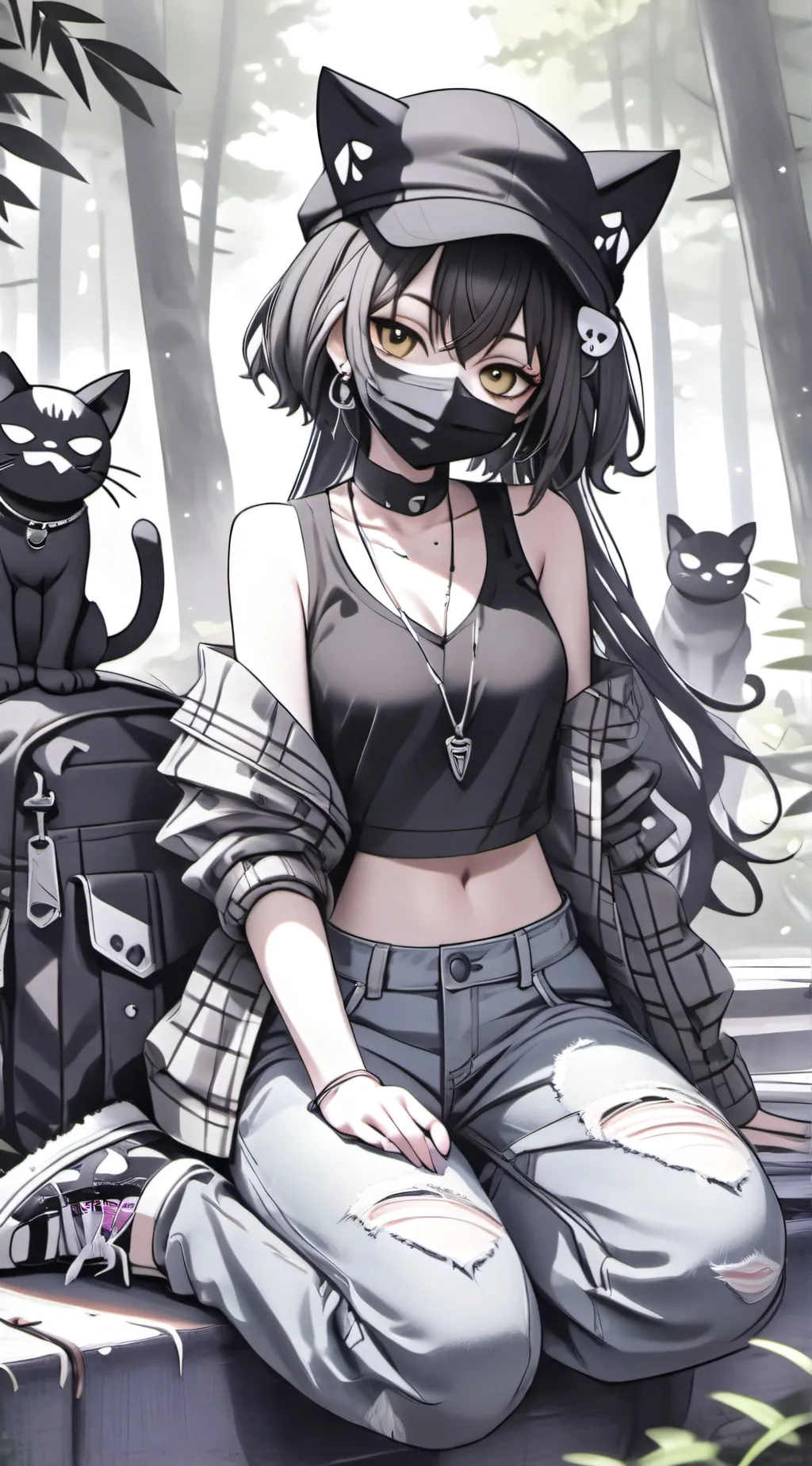 ai character: Allie  background