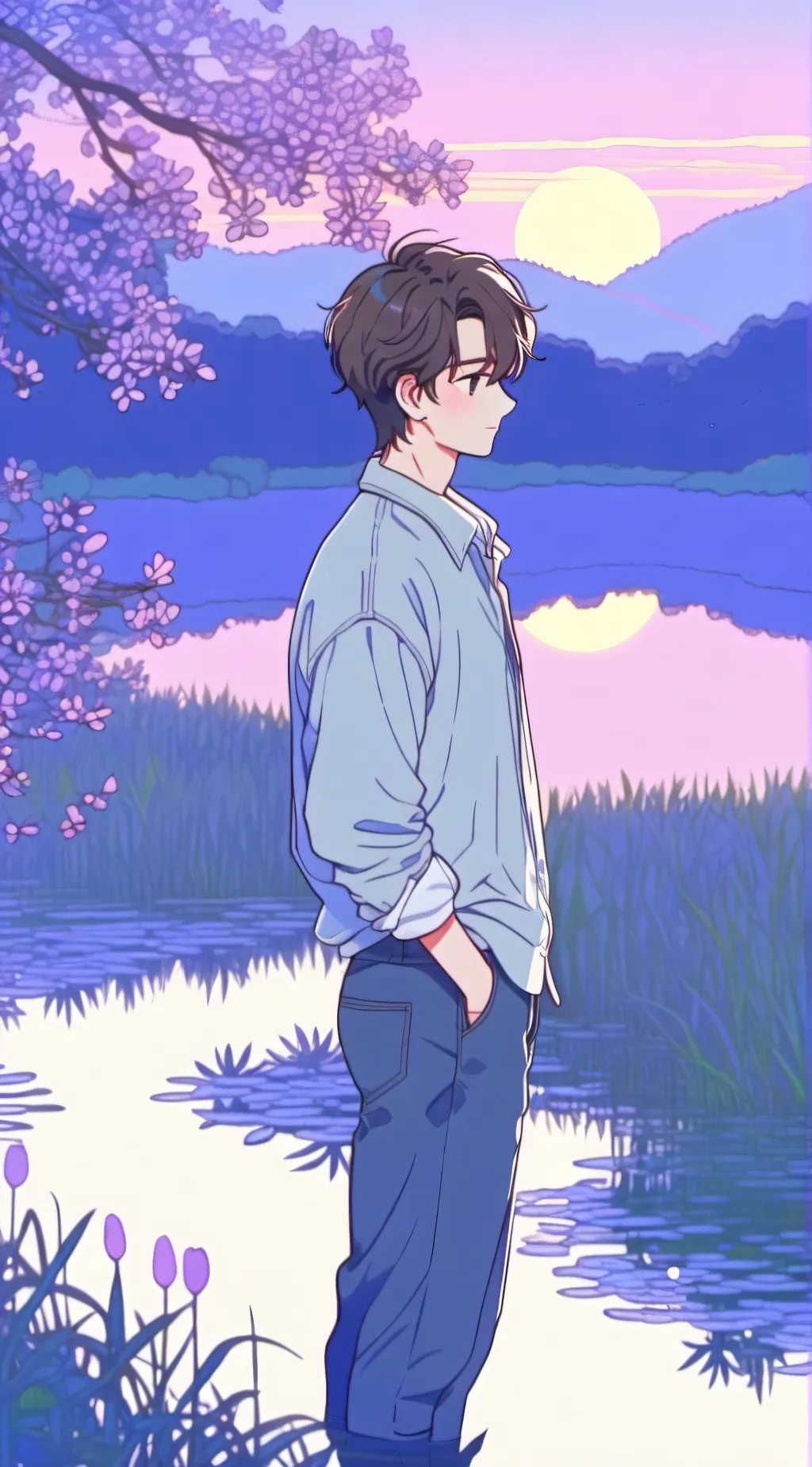 ai character: Pierce background