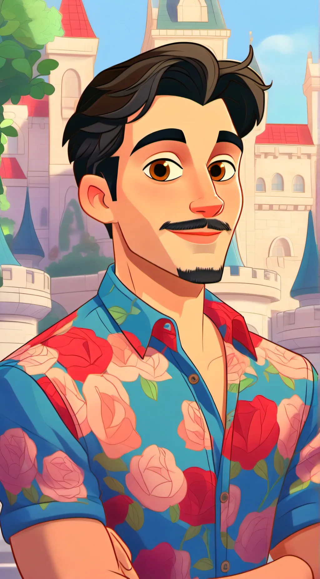 ai character: Halloween hh  background