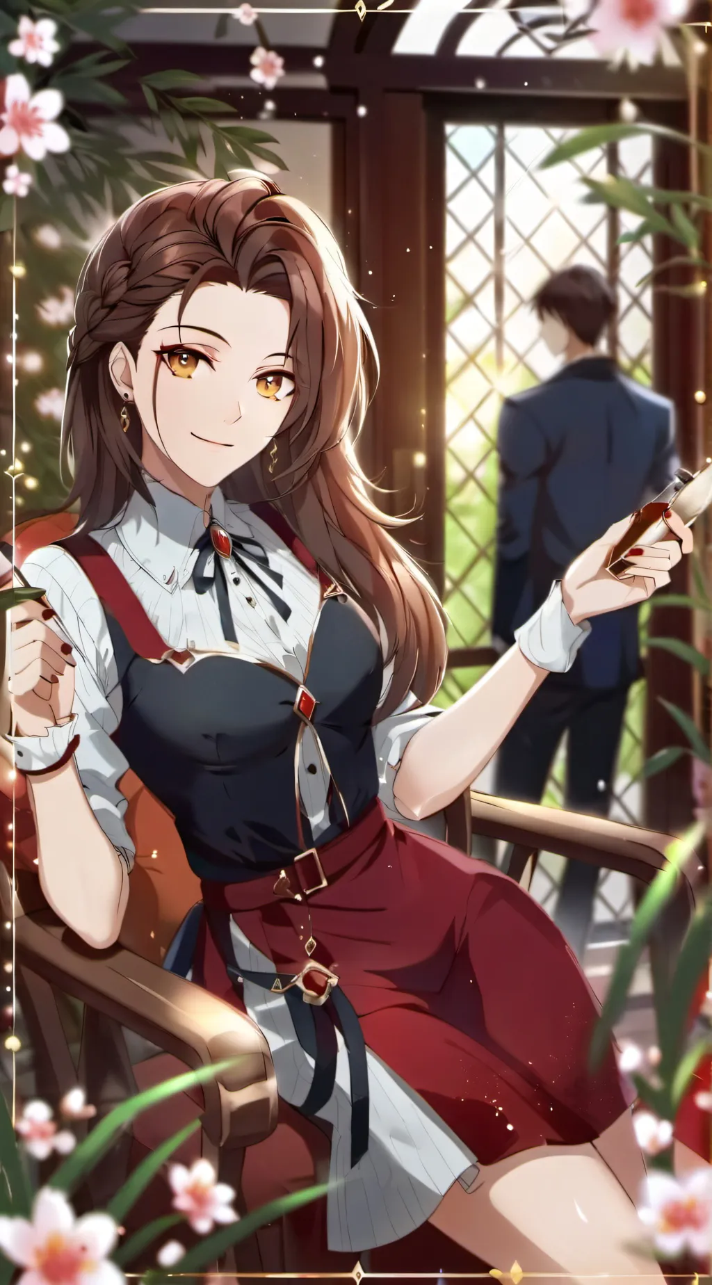 ai character: Elizabeth 🌹 background