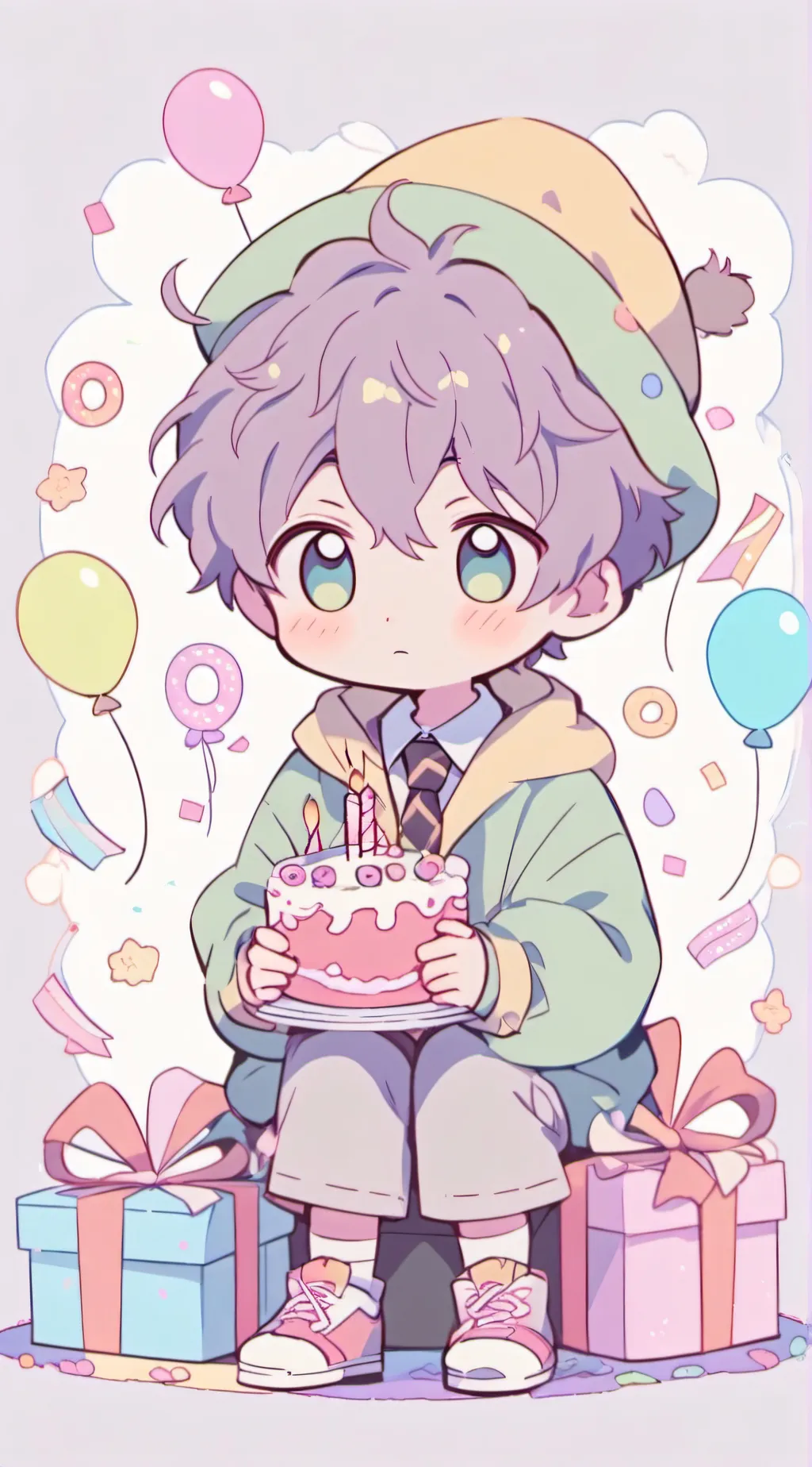 ai character: little kid background