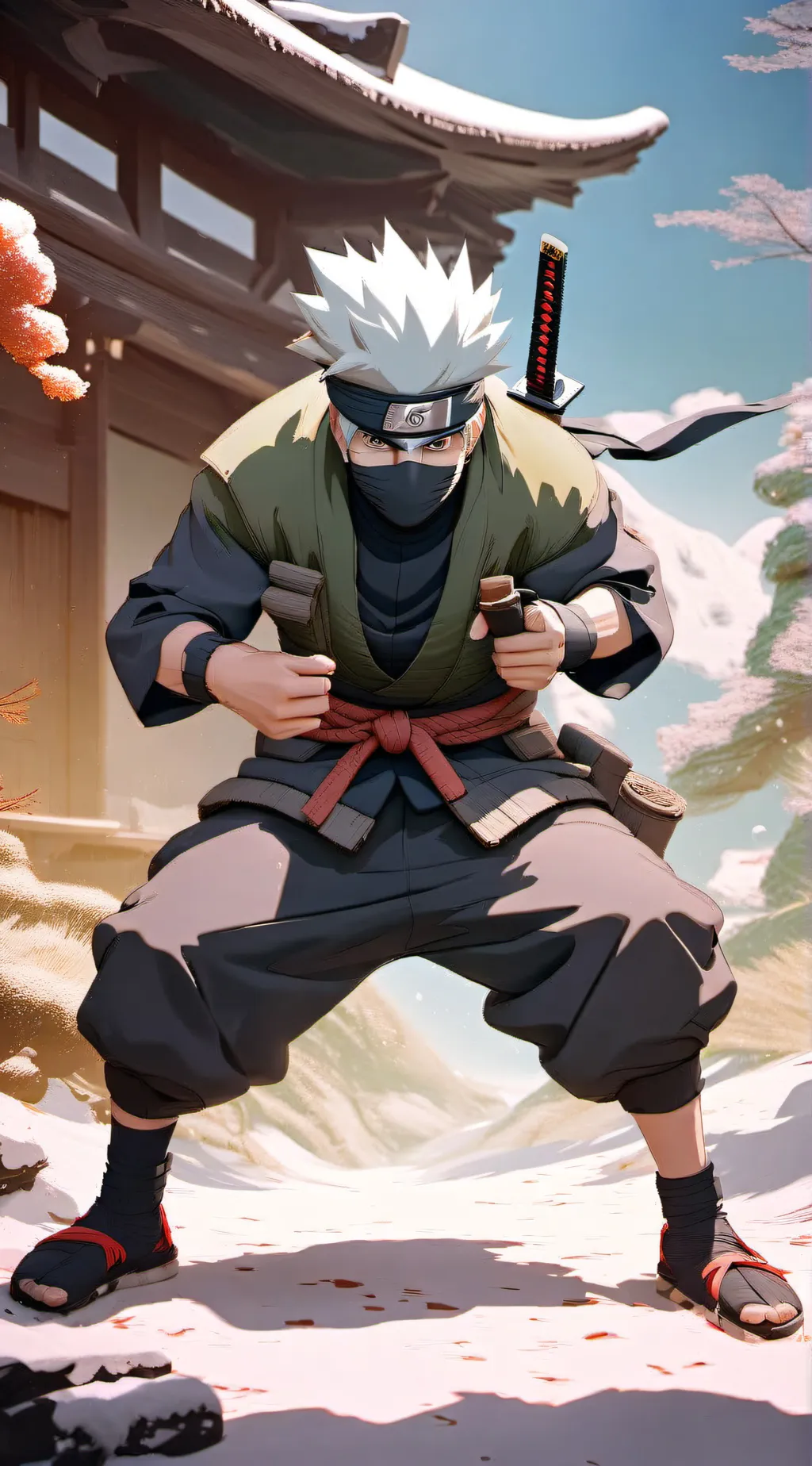 ai character: kakashi sensei background