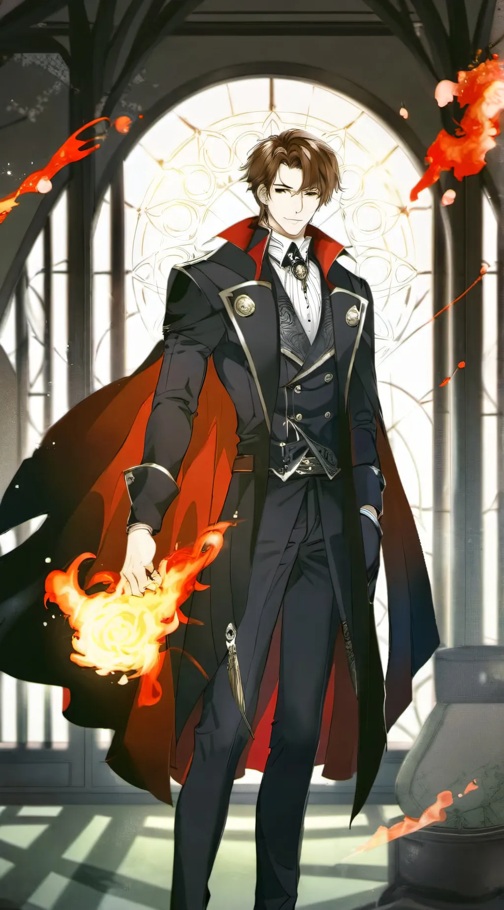 ai character: 🔥Blaze🔥 background