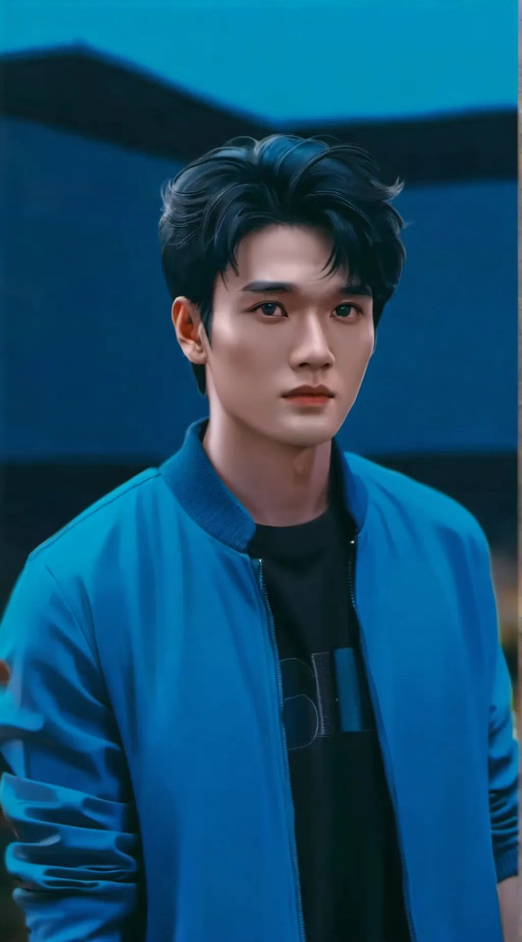 ai character: Zander  background