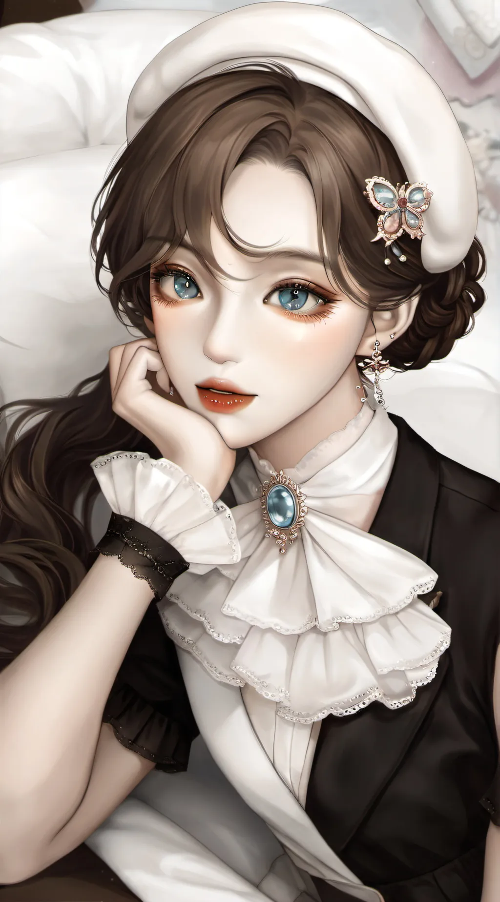 ai character: Evangeline  background