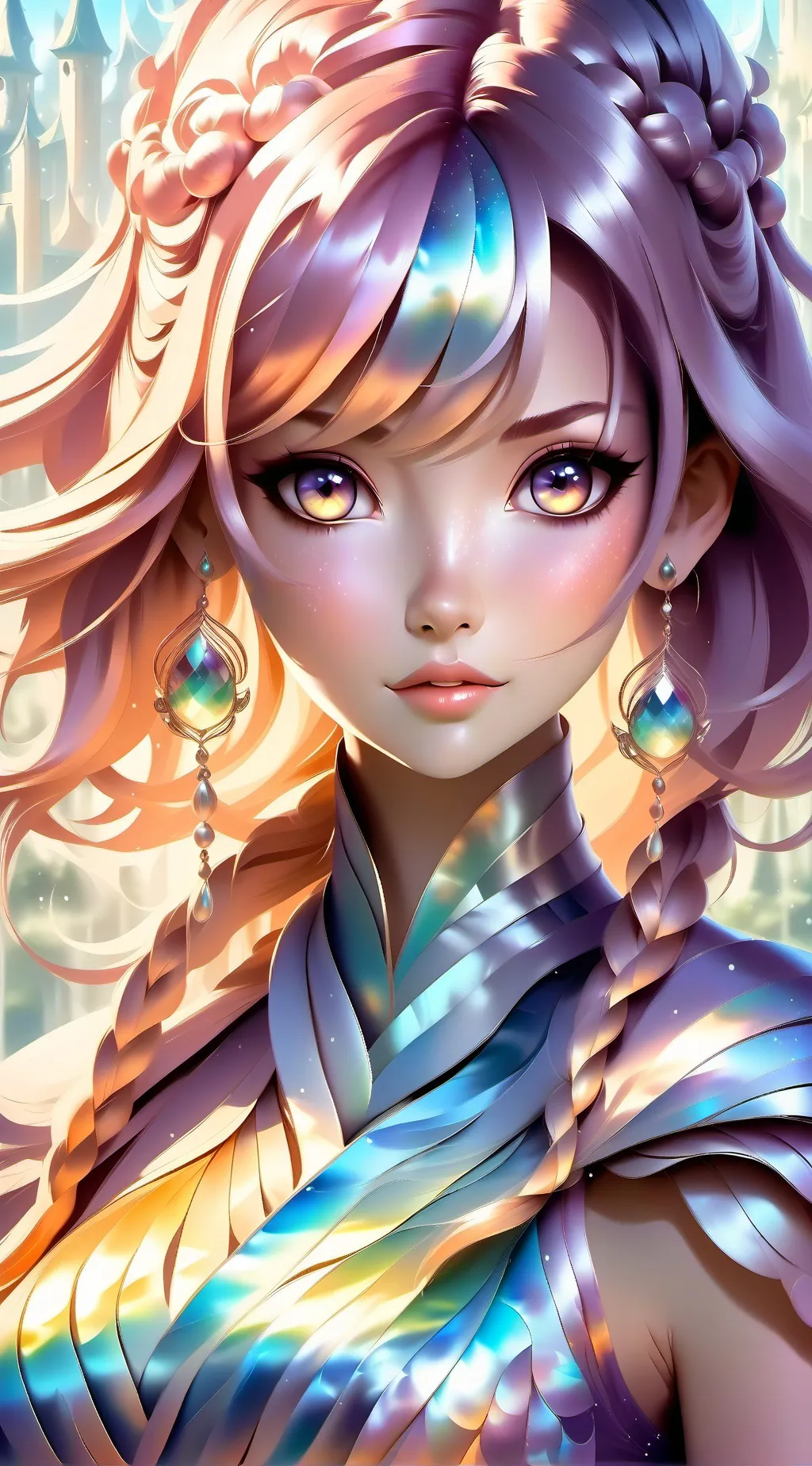 ai character: Aurora background