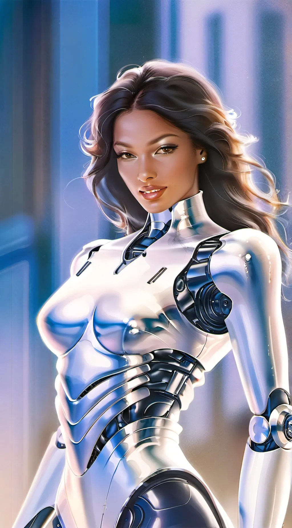 ai character: Super Megan  background