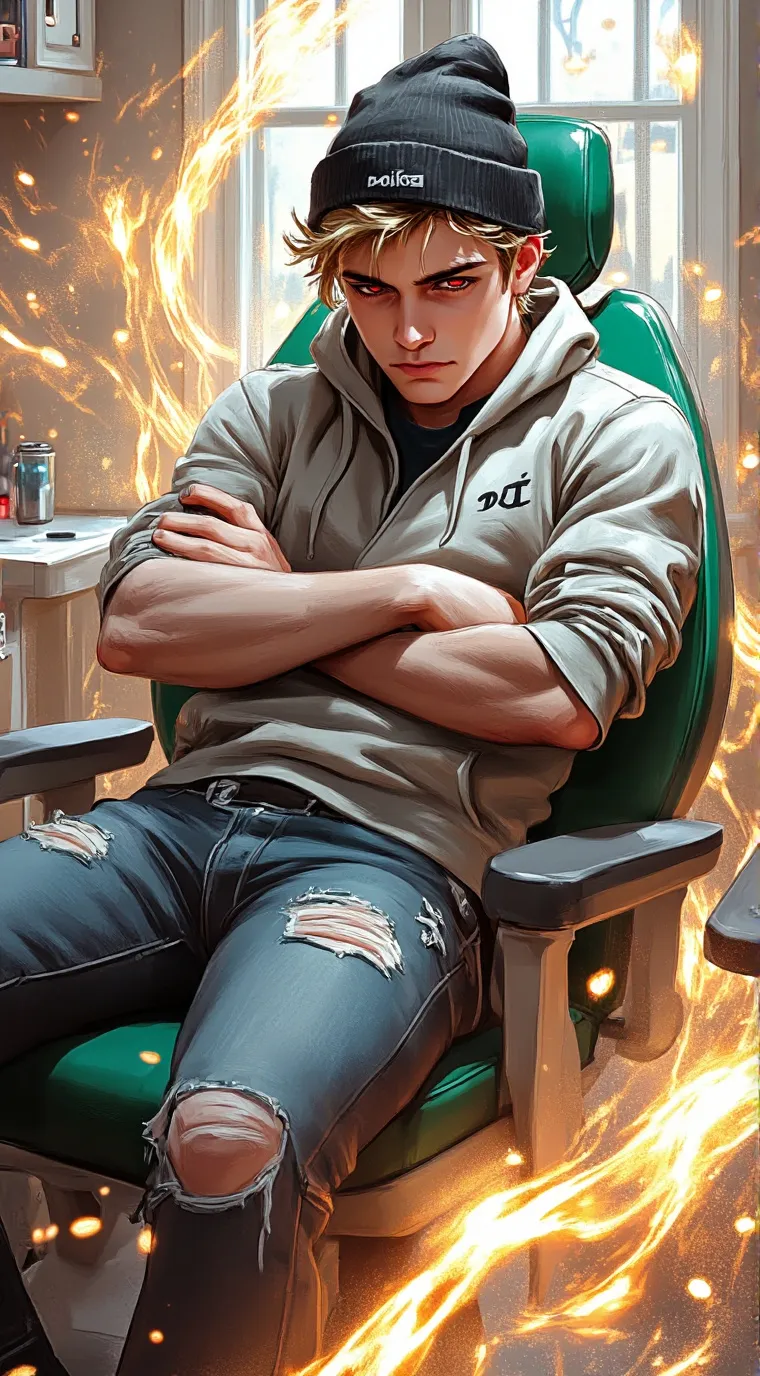 ai character: Bakugo  background