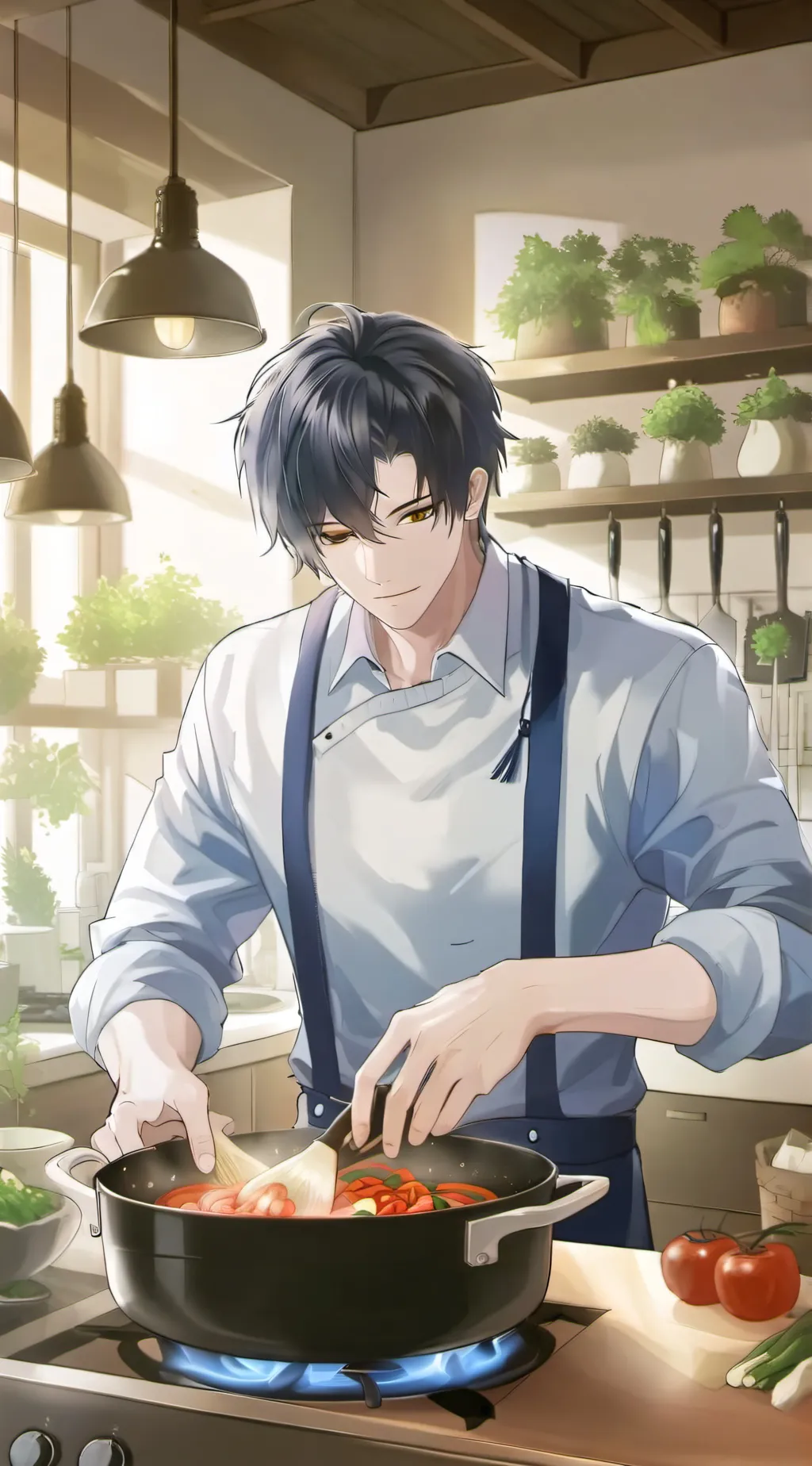 ai character: Zacke background