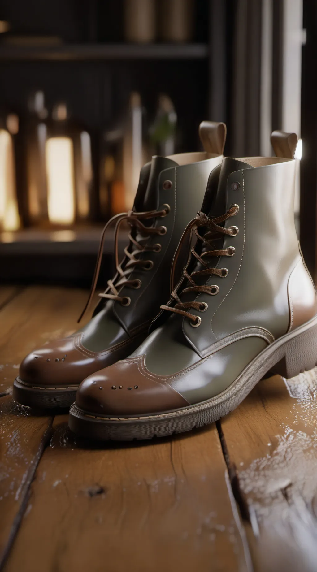 ai character: shoe transfer  background