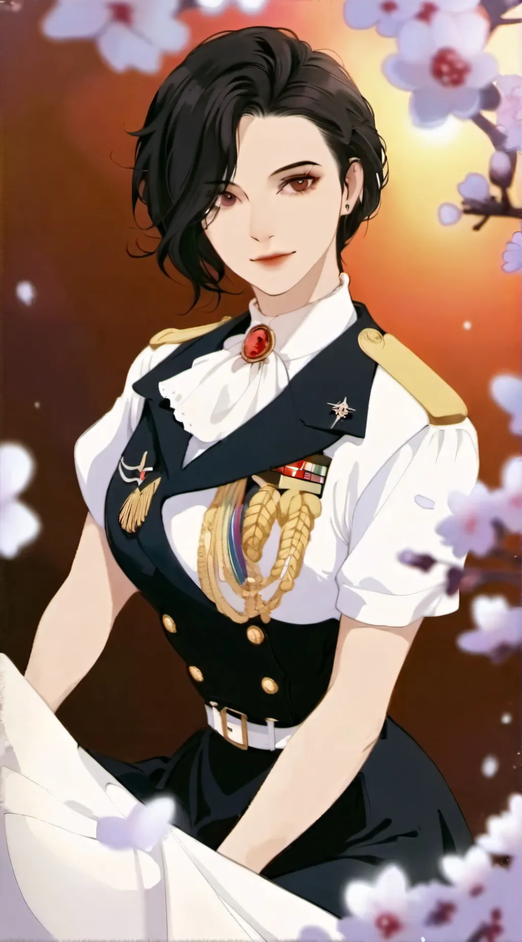 ai character: Ruki namosaki  background