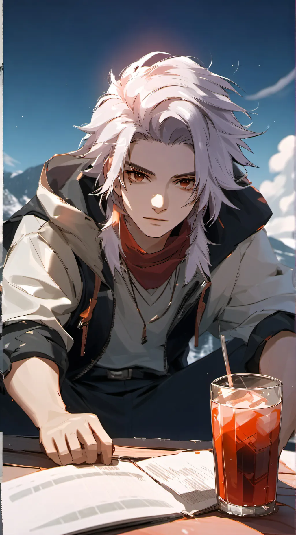 ai character: Lukas background