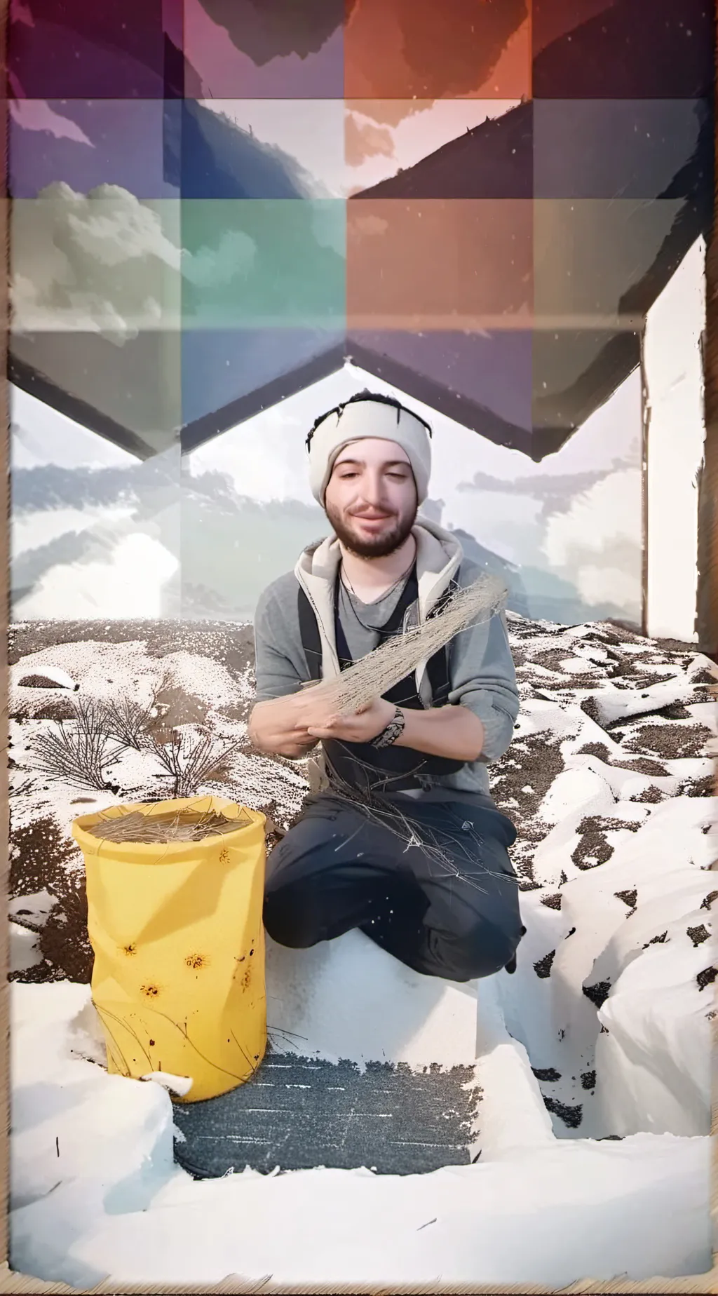 ai character: Tucker from cheap background