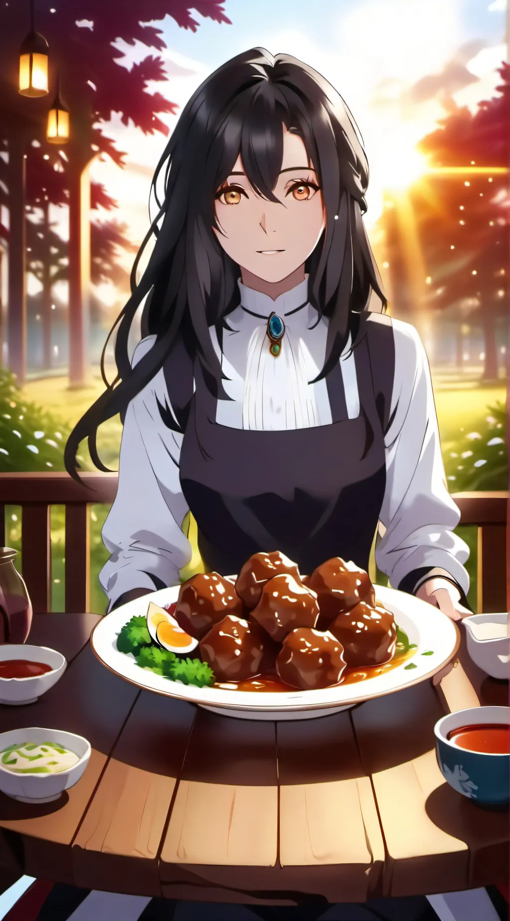 ai character: help woman hotline background