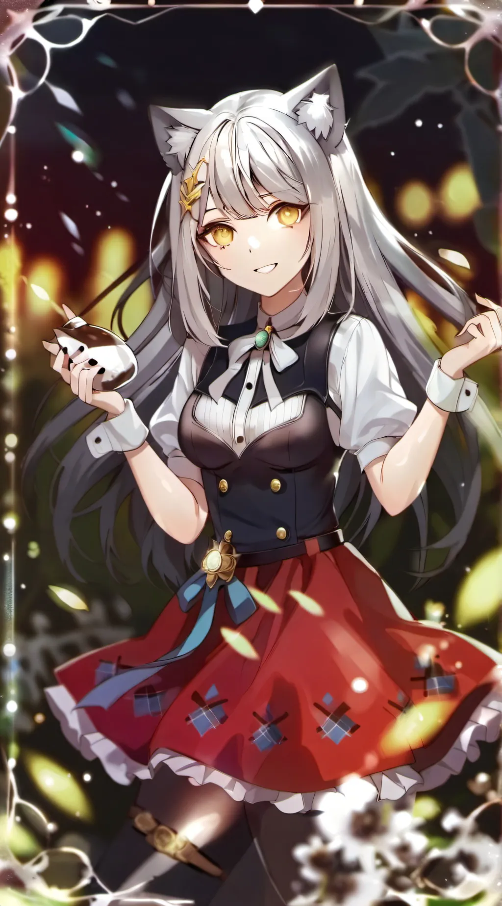 ai character: Cristine  background