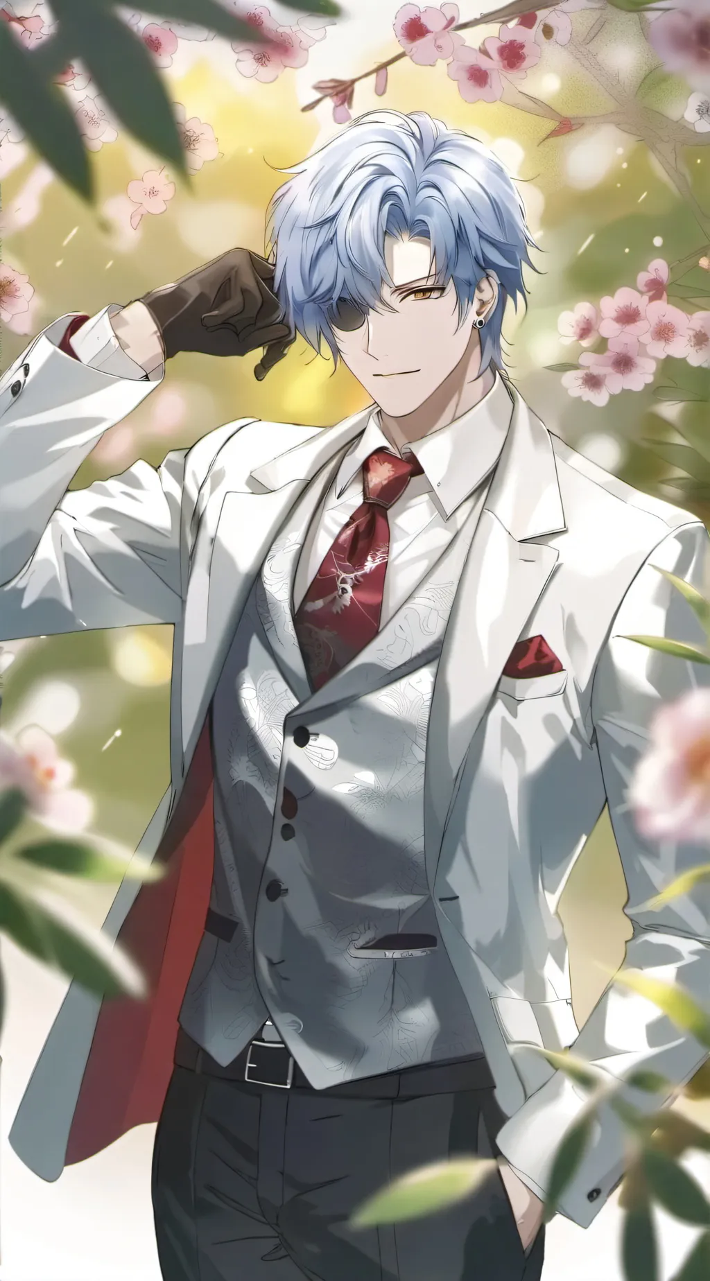 ai character: leon background