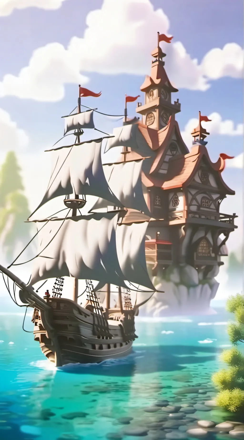 ai character: strawhats/onepiece background