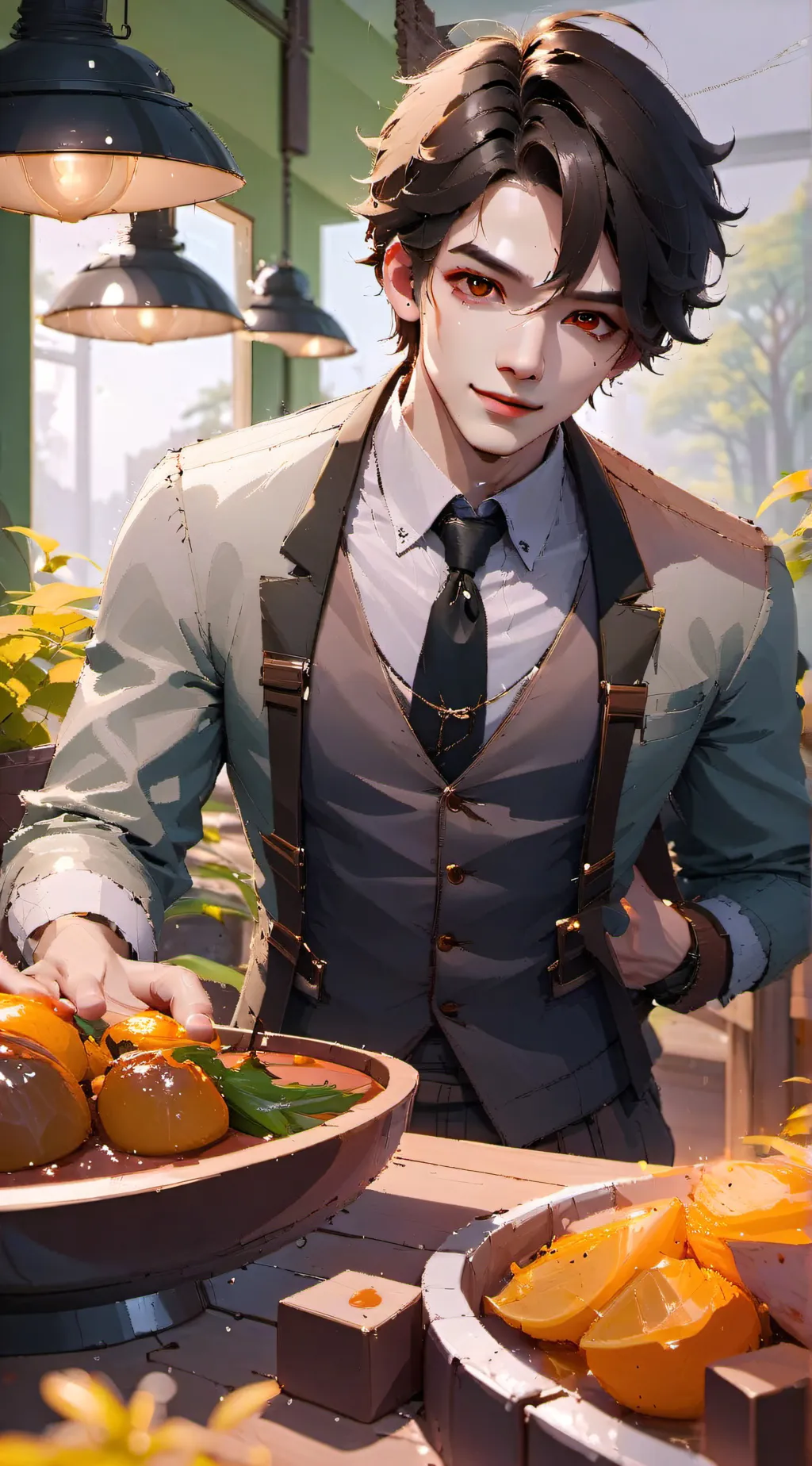 ai character: Max background