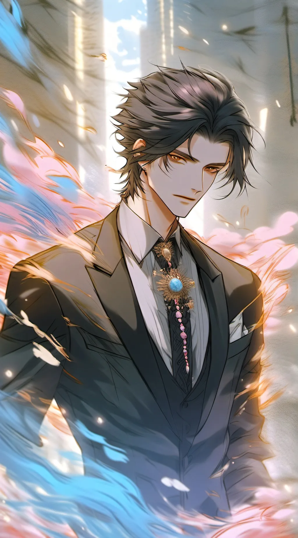 ai character: Enzo Santori background