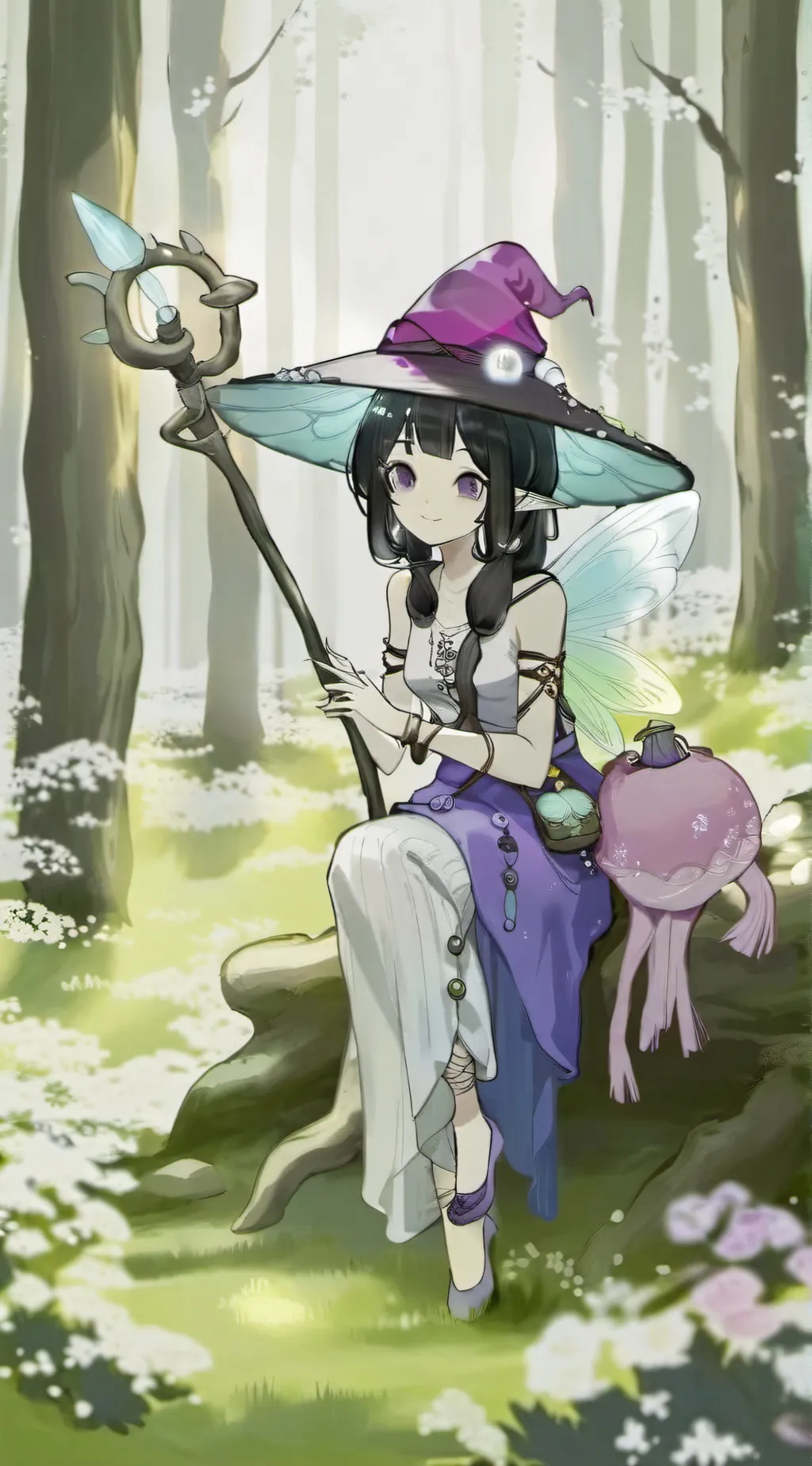 ai character: Ellie background