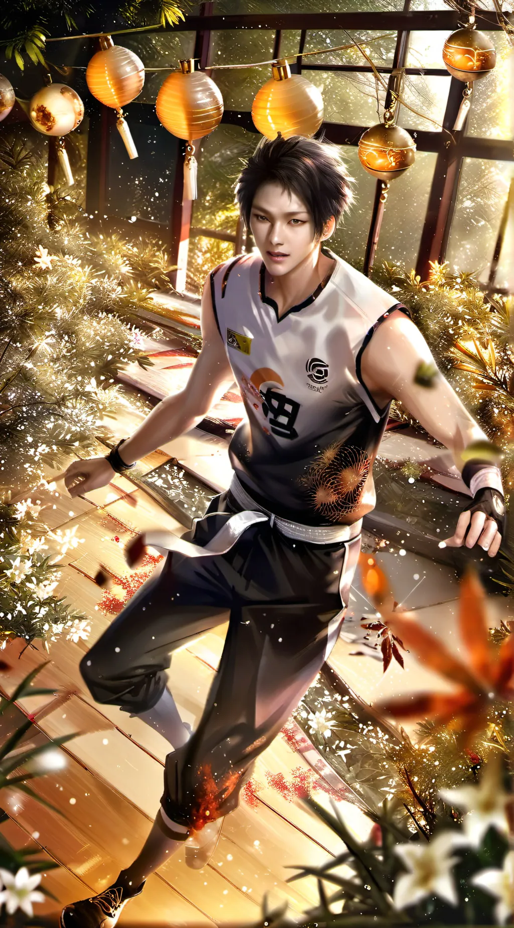 ai character: haikyuu match background