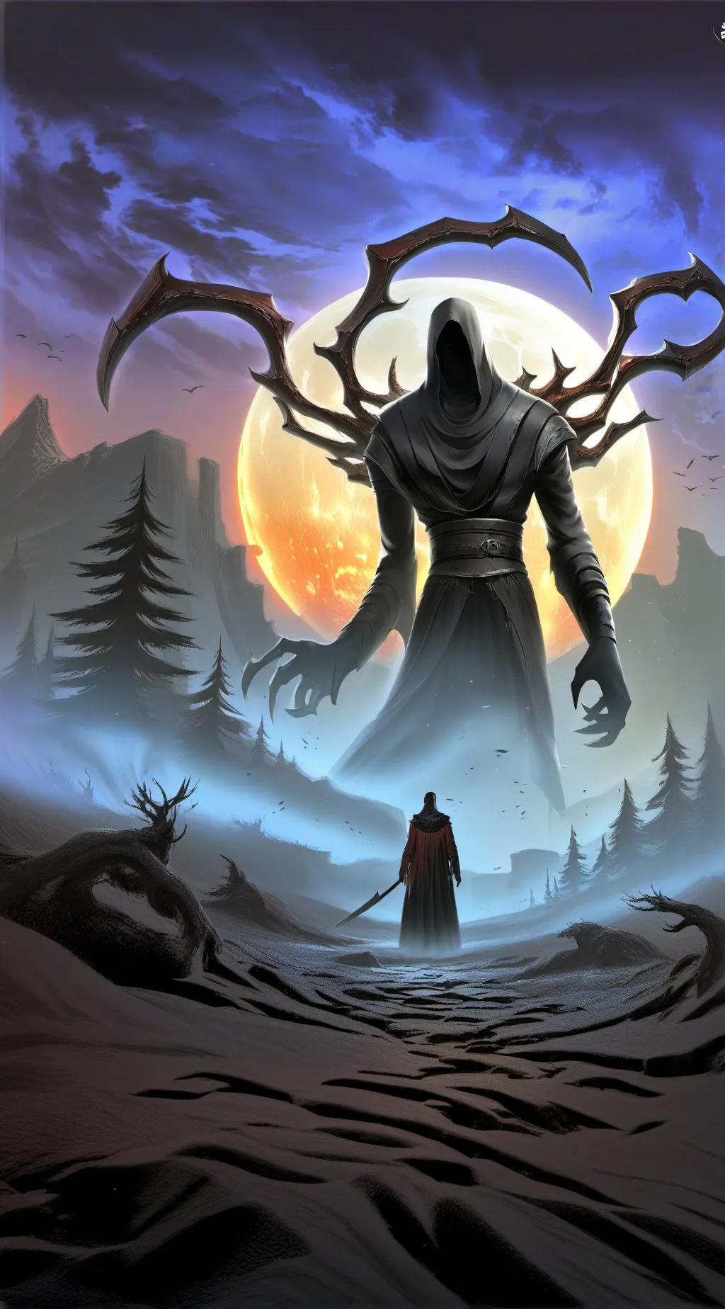 ai character: Hade & Lord Fra  background