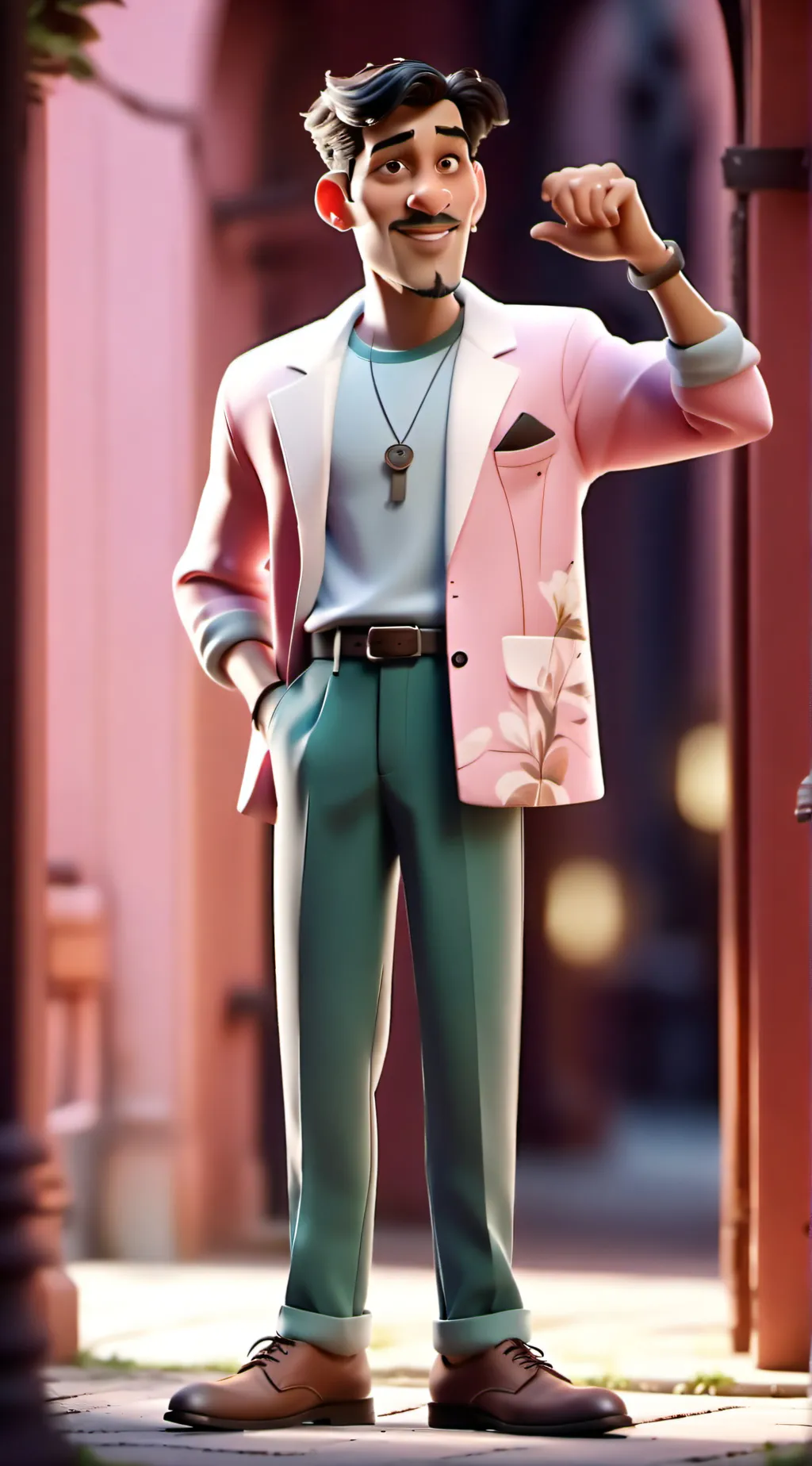 ai character: Goofy background