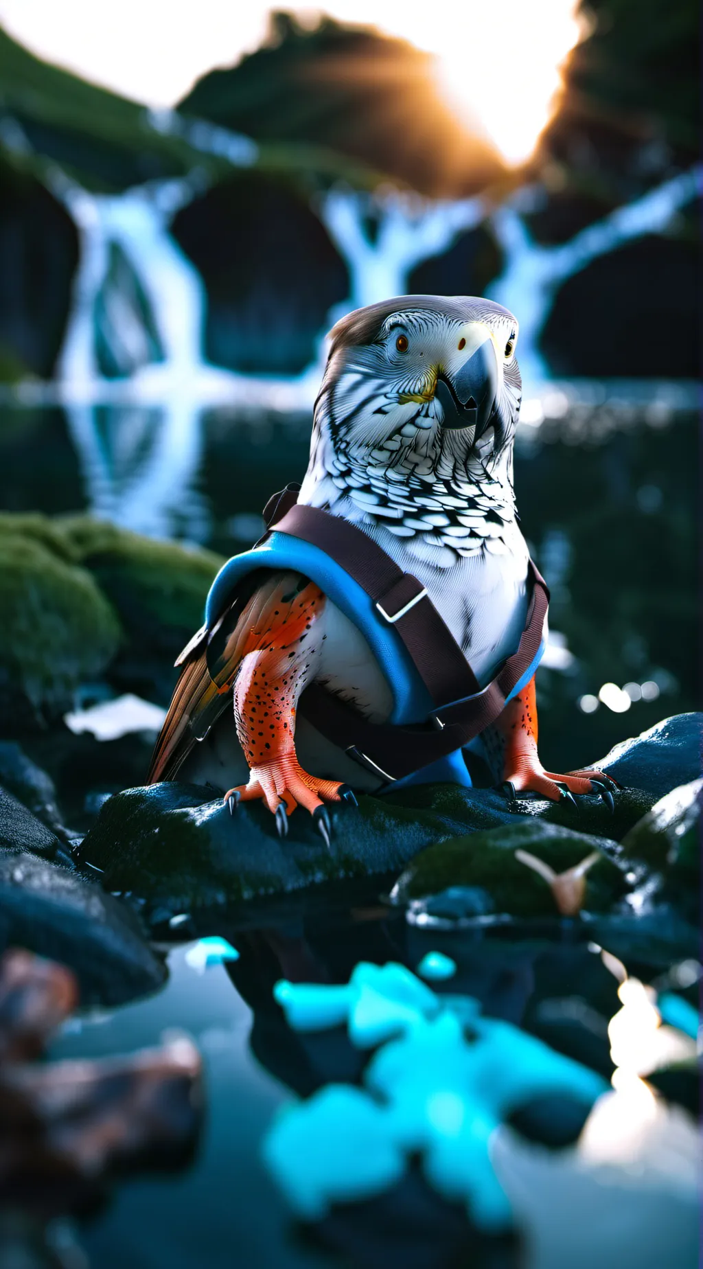 ai character: Emojis background