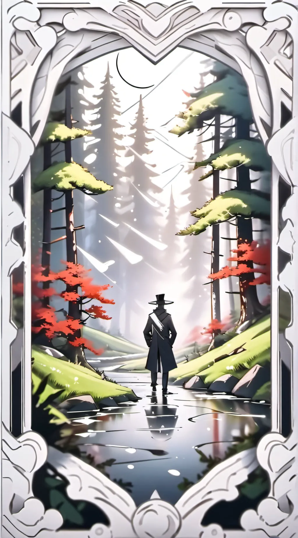 ai character: JJK X MHA background