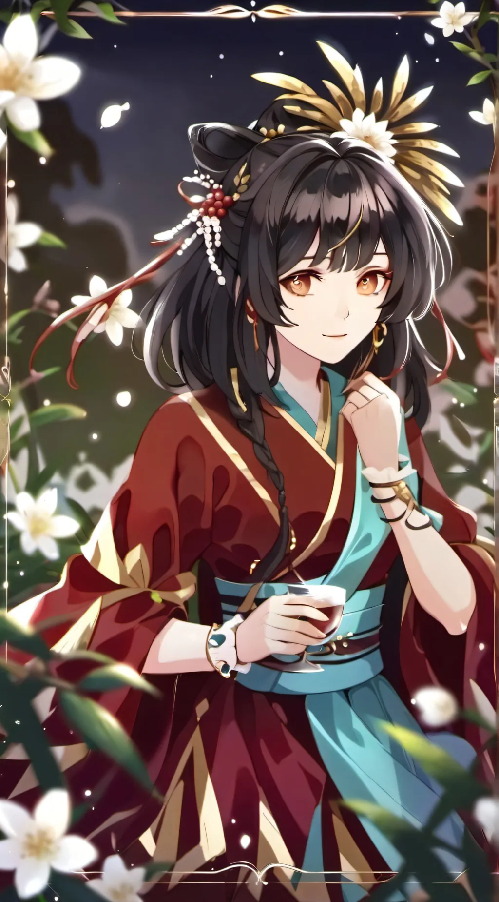 ai character: Yew xue background