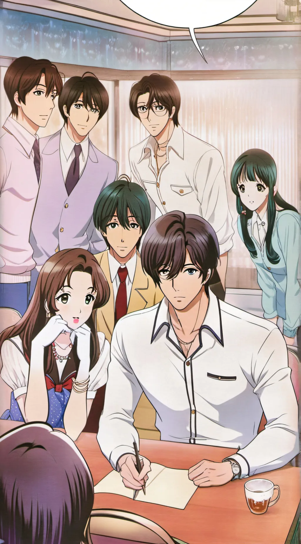 ai character: Friend group background